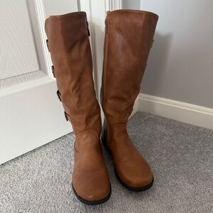 Dream Pairs Rush Tan Women’s Size 10 Faux Fur Lined Boots